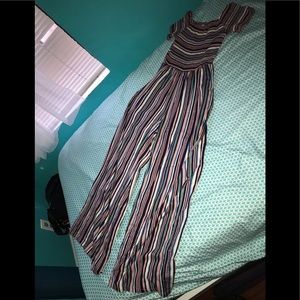 Striped Jumpsuit